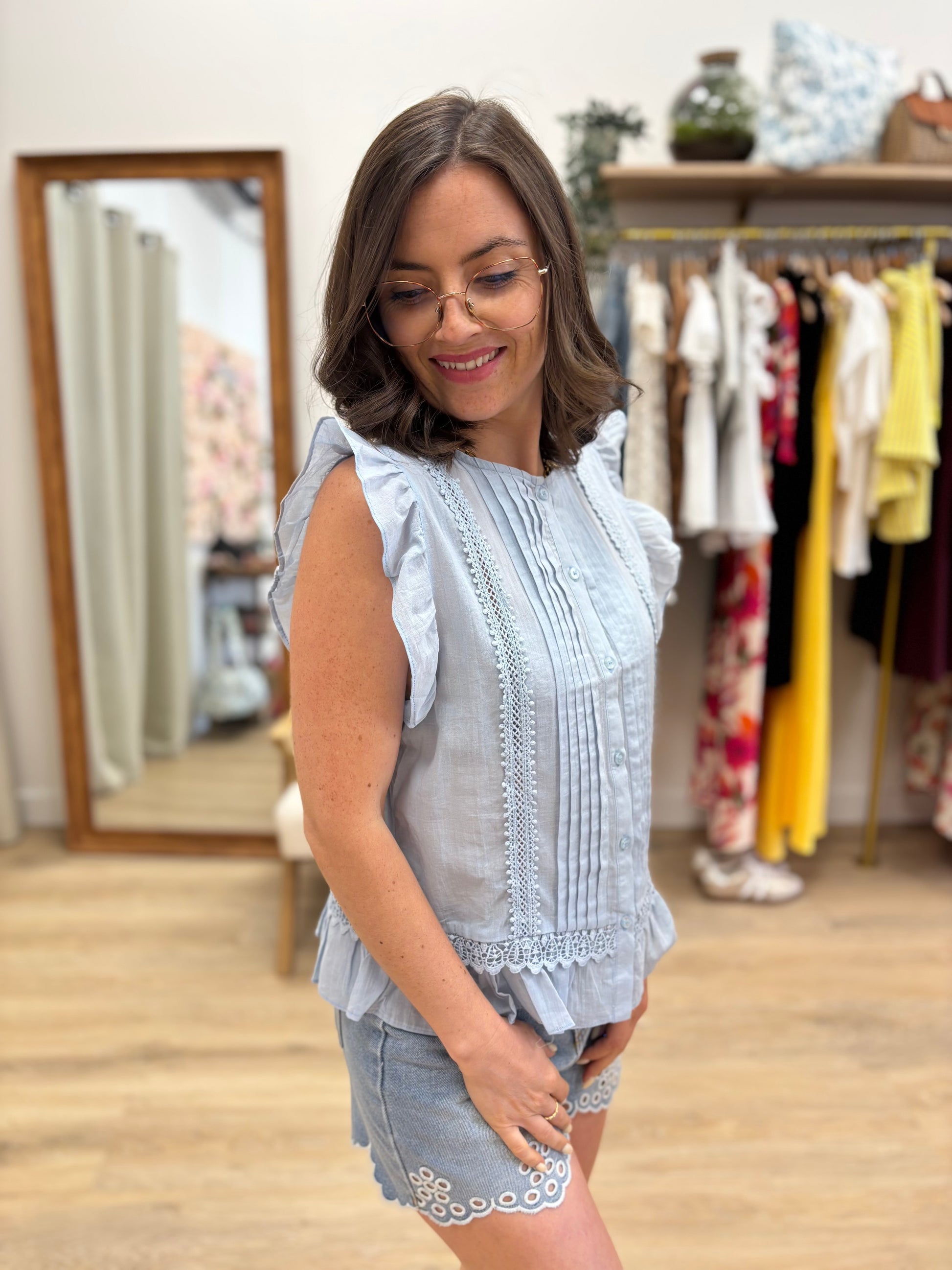 Blouse Chiara bleu