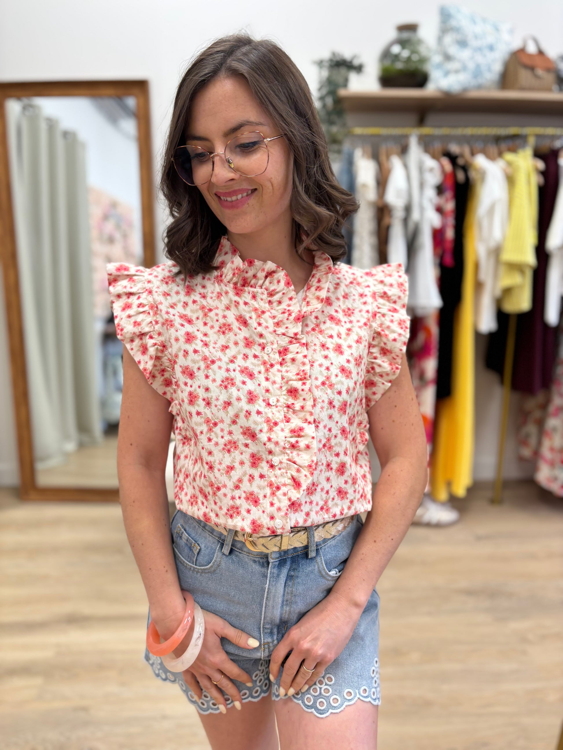 Blouse Sylvie rose