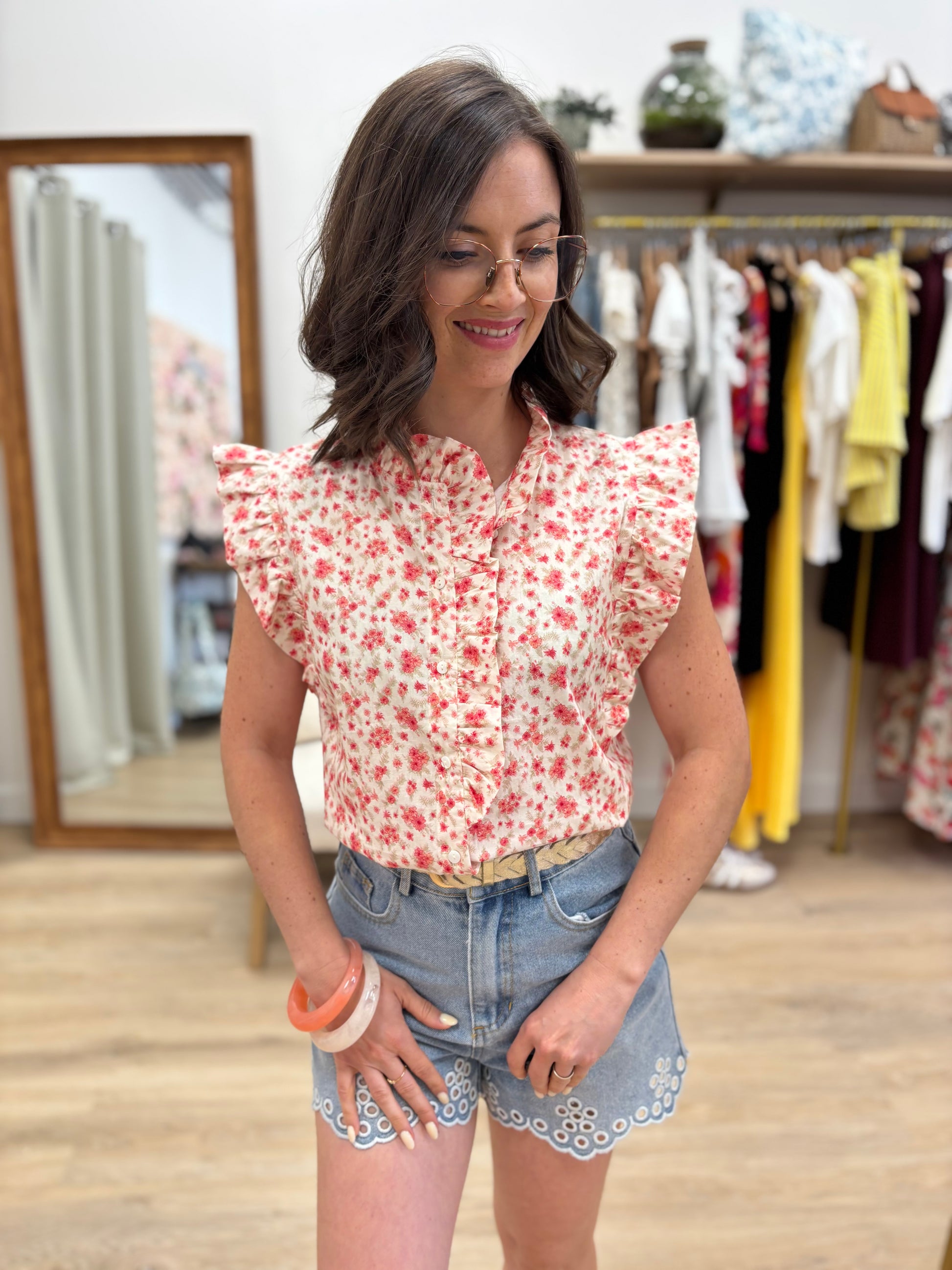 Blouse Sylvie rose