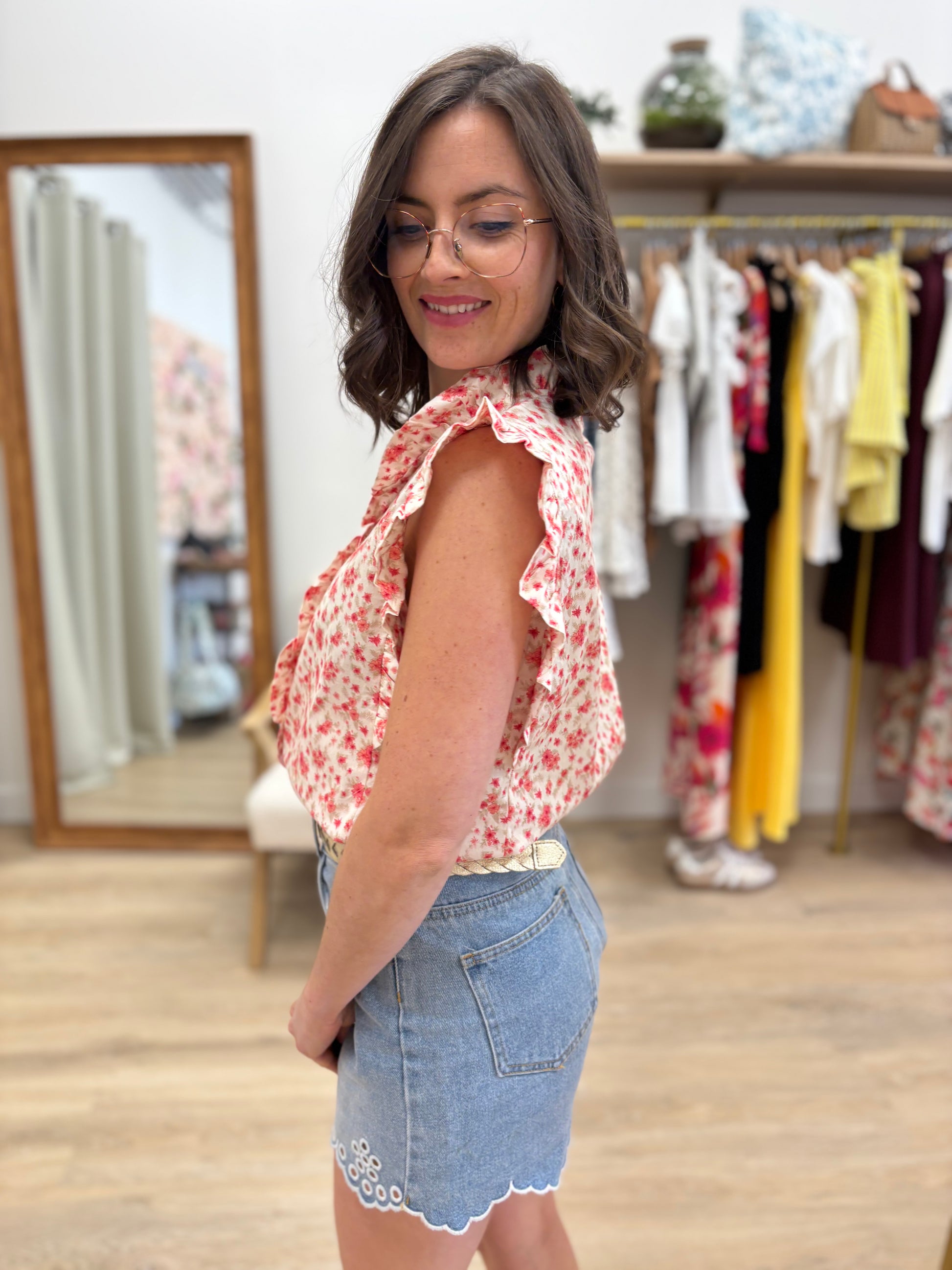 Blouse Sylvie rose