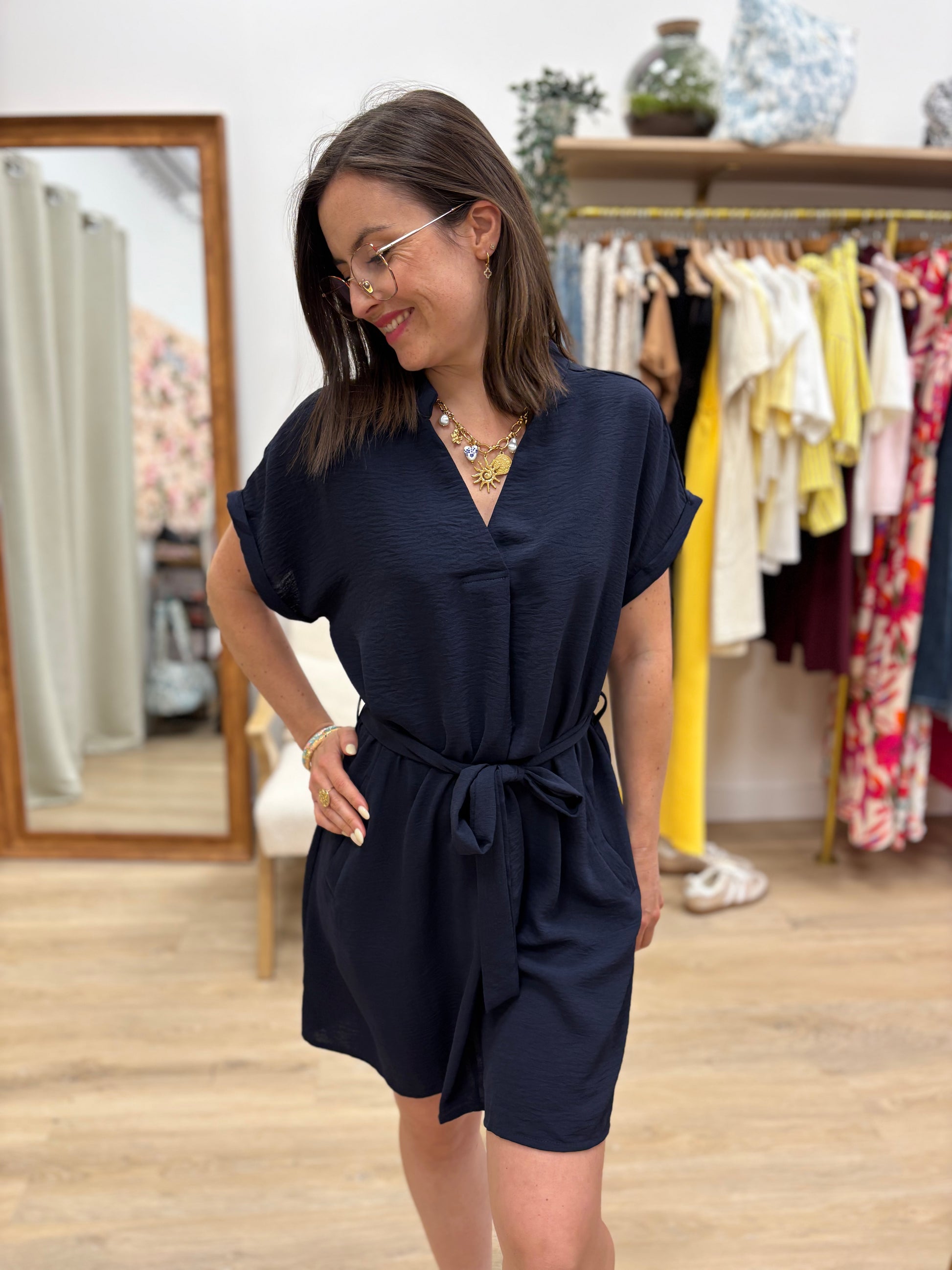 Robe Salomé marine