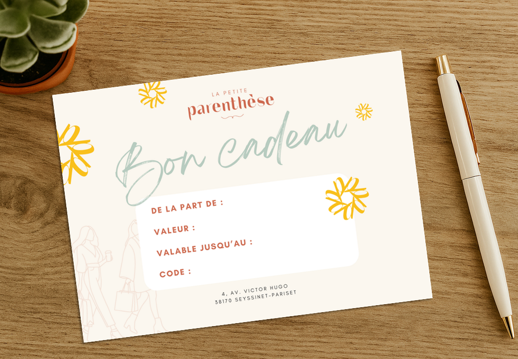 Carte cadeau La petite parenthèse