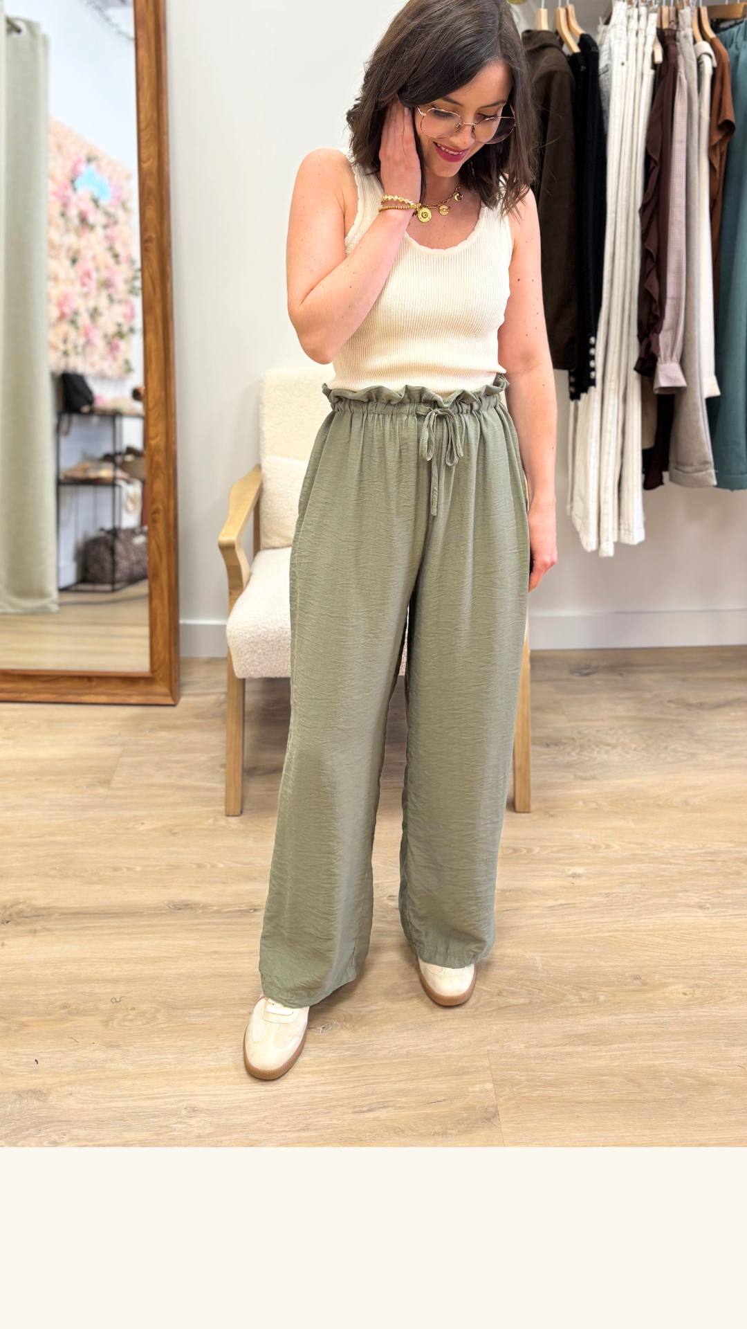 Pantalon Alex kaki