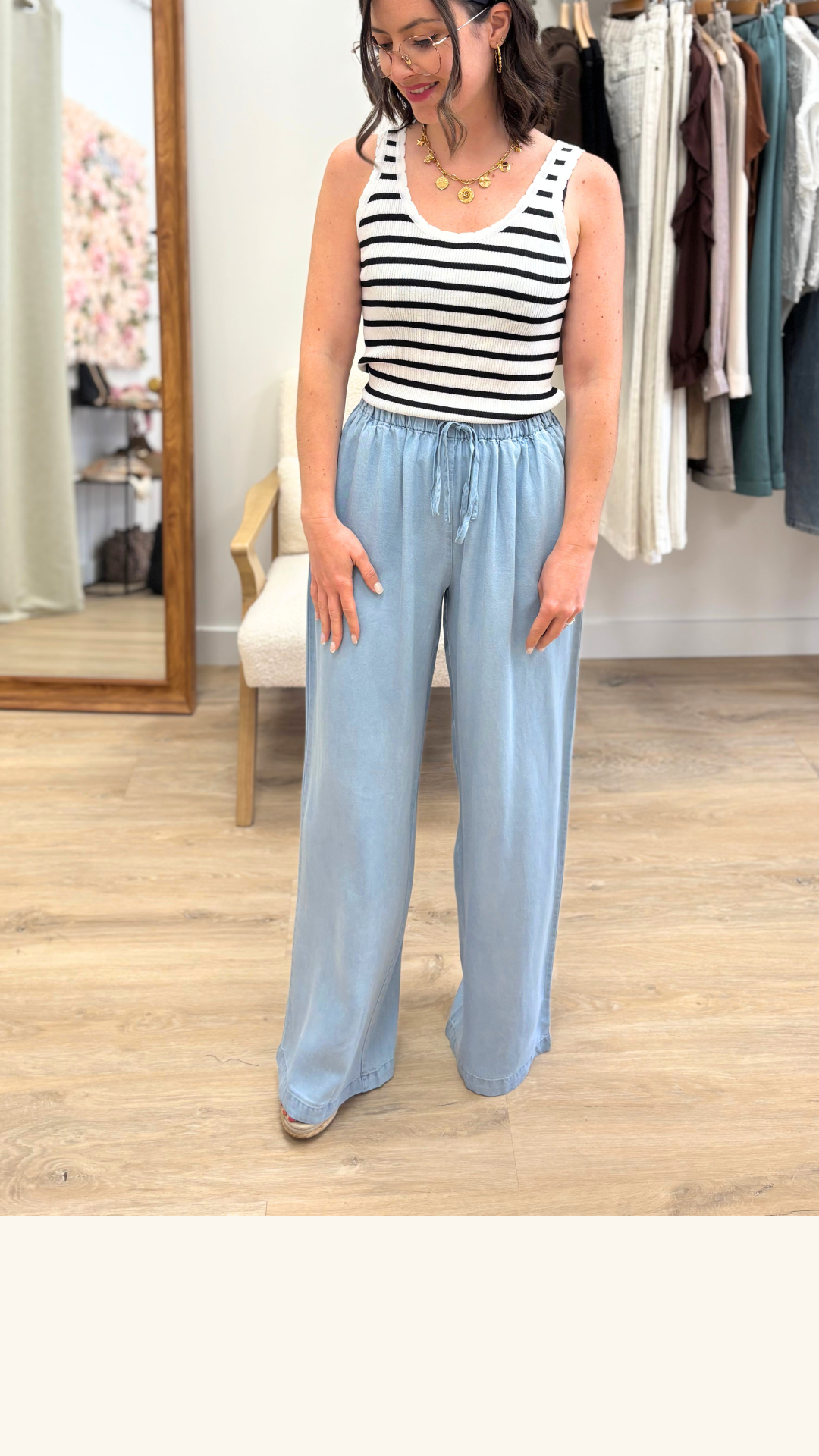 Pantalon Tess bleu