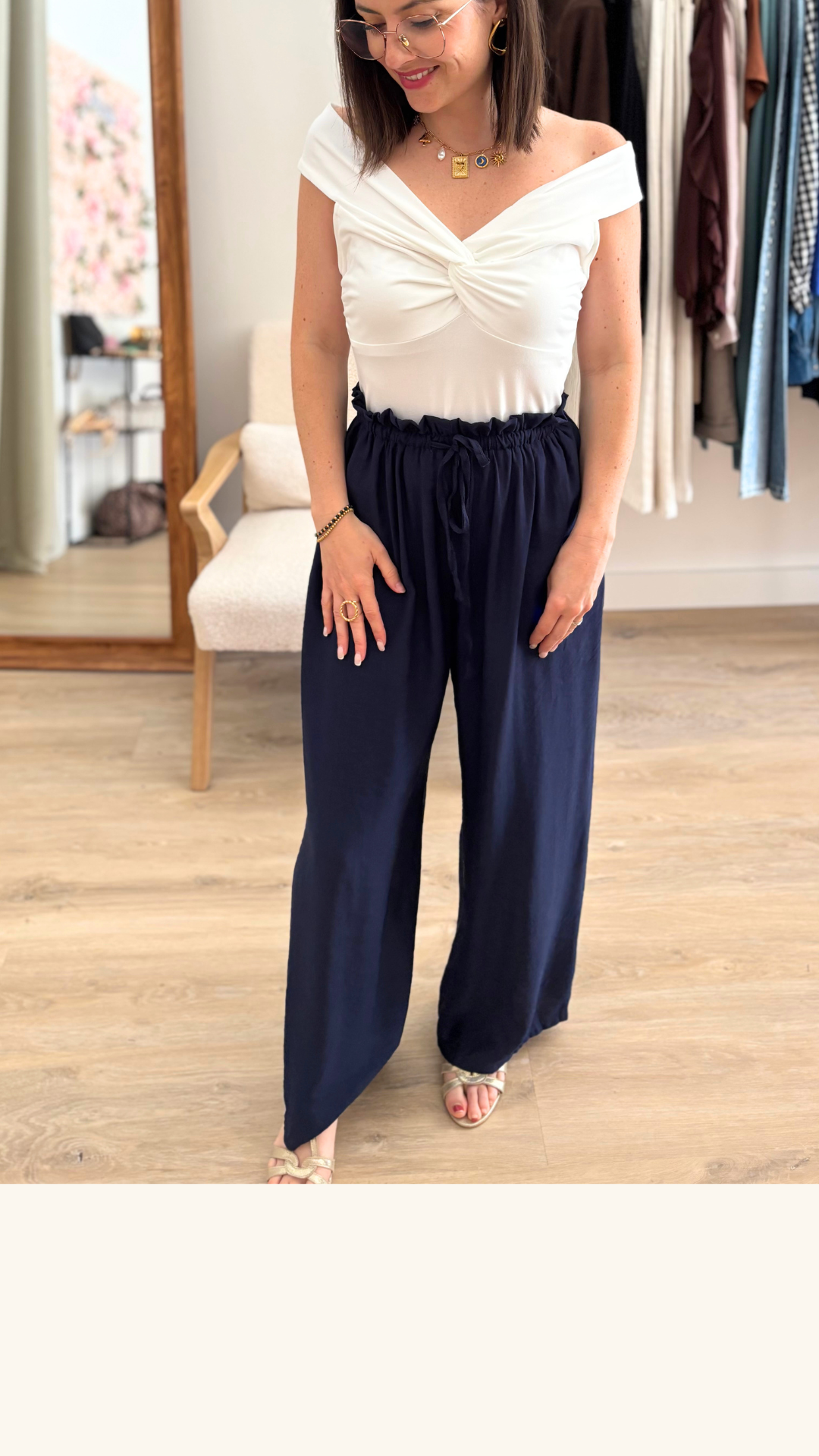 Pantalon Alex marine