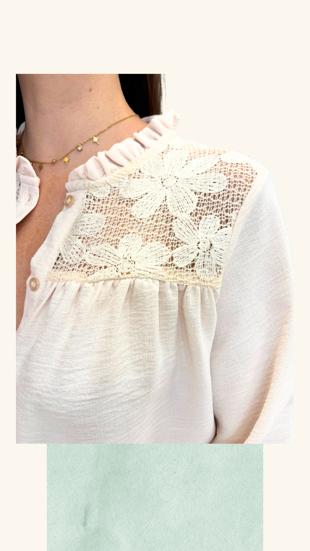 Blouse Camille beige