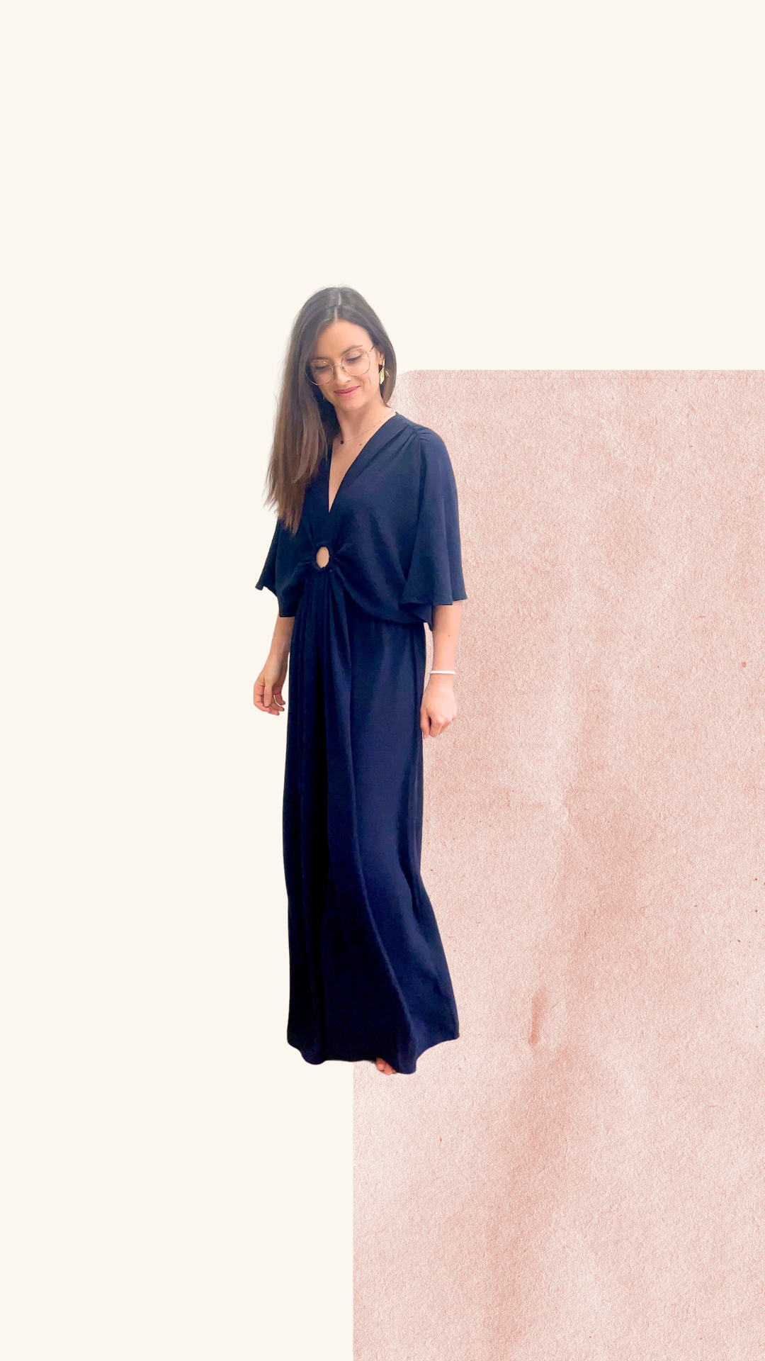 Combi pantalon Romy marine