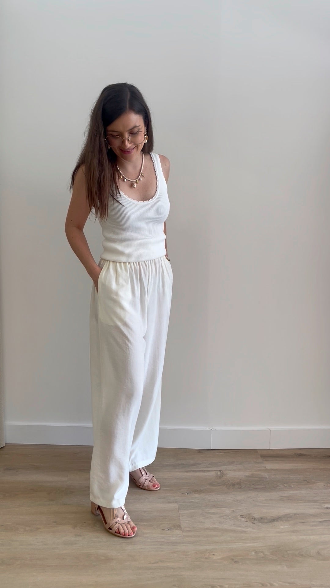 Pantalon large élastique Judith